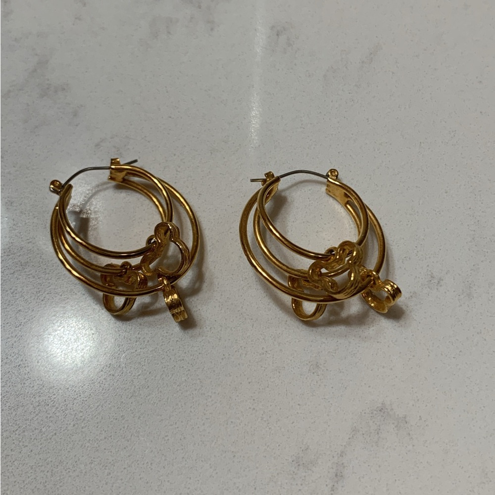 **SOLD**Vintage Disney hoop earrings
